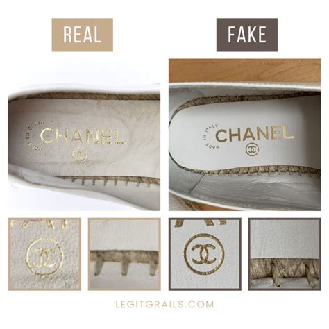 chanel espadrilles original vs fake